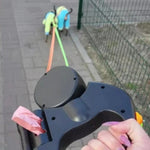 Verstellbare Doppelleine für Hunde mit LED-Beleuchtung