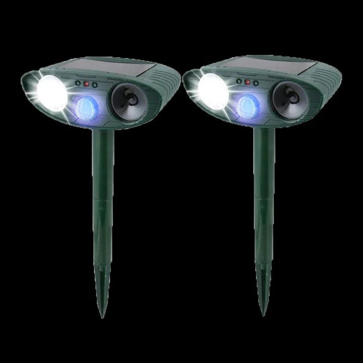 Solar-Powered Animal Repeller - Effective, Humane Protection for Your Garden