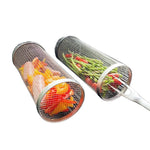 360° Rotating Grill Basket with Locking Mechanism