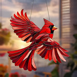 Colored Hummingbird Window Decoration as a Suncatcher