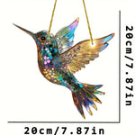 Faszinierender Kolibri-Fensterfänger aus Glas für Ihr Zuhause