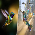 Colored Hummingbird Window Decoration as a Suncatcher
