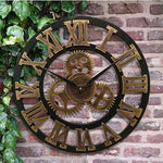 Stylish industrial design wall clock