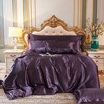 Luxurious 4-Piece Silk Bedding Set for Restful Nights