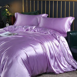Luxurious 4-Piece Silk Bedding Set for Restful Nights