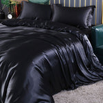 Luxurious 4-Piece Silk Bedding Set for Restful Nights