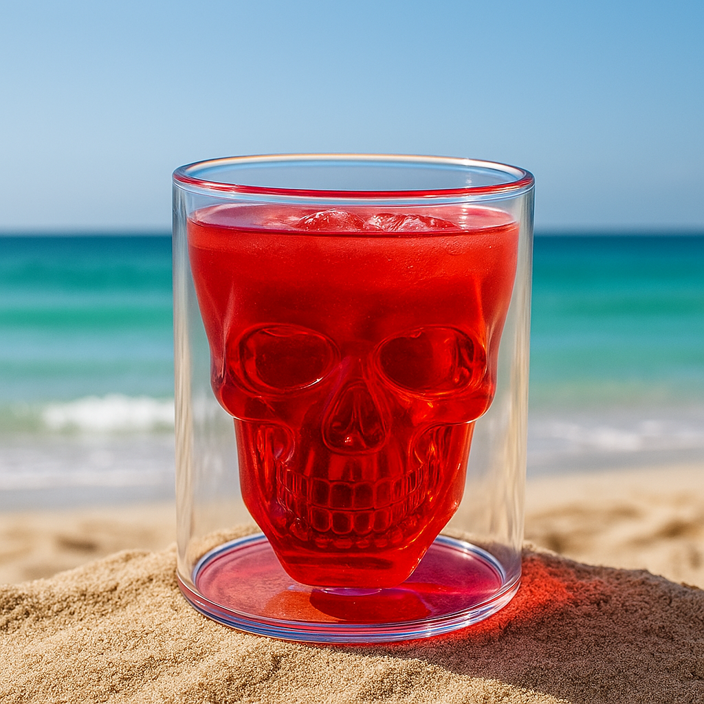3D Skull Drinking Mug | SkullCraft