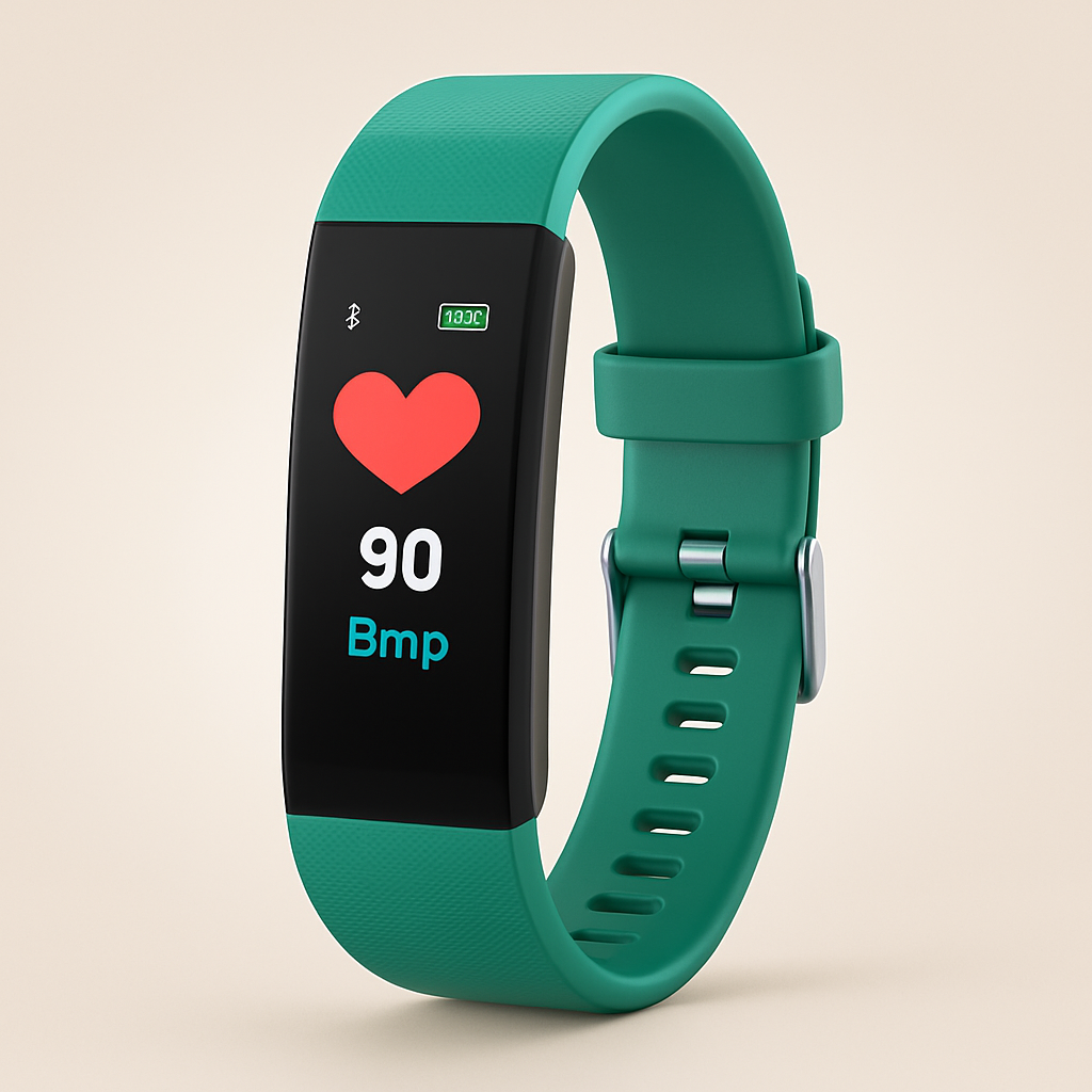 Senioren Smartwatch mit Gesundheitsmonitor und großem LED-Bildschirm