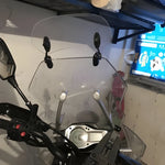Verstellbare Windschutzscheiben-Erweiterung für Motorräder