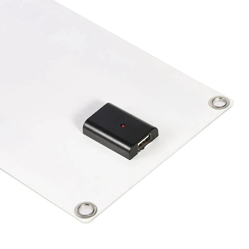 Portable USB Rechargeable Battery with Waterproof Solar Panel