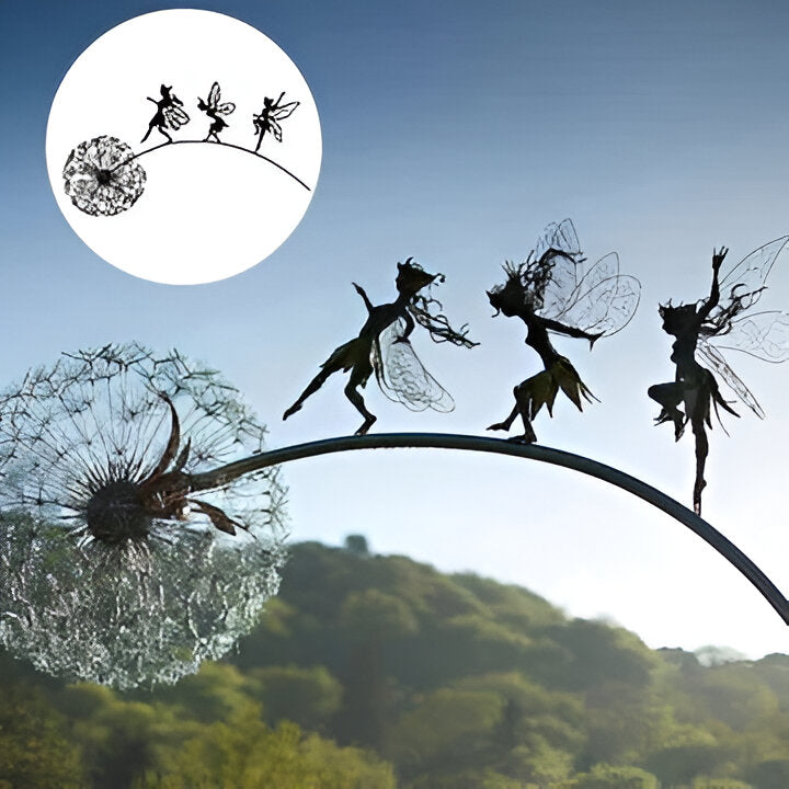Zauberhafte Gartenfiguren aus Edelstahl für jeden Raum