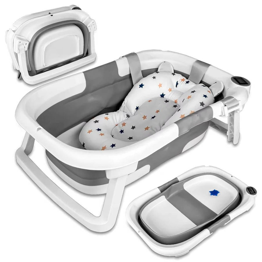 Compact Baby Bathtub for Newborns – Foldable and Safe