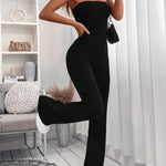 Comfortable Summer Jumpsuit-Style Trousers for Women with Adjustable Waistband