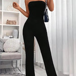 Comfortable Summer Jumpsuit-Style Trousers for Women with Adjustable Waistband