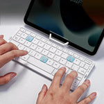 Elegante Faltbare Bluetooth-Tastatur mit Magnetständer für Tablets