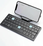 Elegante Faltbare Bluetooth-Tastatur mit Magnetständer für Tablets