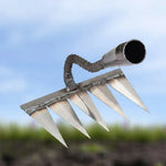 Precise Carbon Steel Garden Rake for Weed Removal