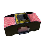 Automatic card shuffler with 2, 4, and 6 deck capacity