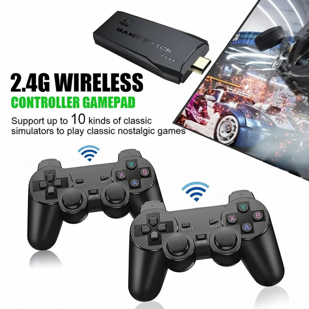 Games console for TV with HDMI connection and over 20,000 games