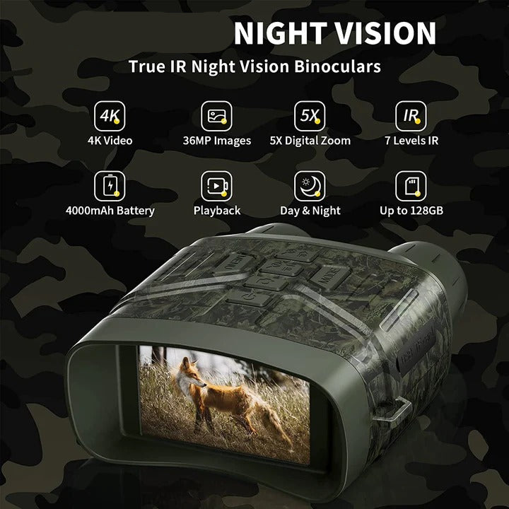 Digital Night Vision Binoculars with 5x Zoom