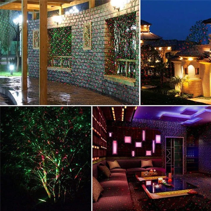 Color-Changing Outdoor Projector with Remote Control