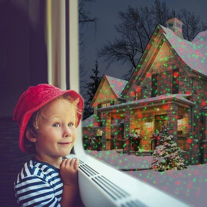 Color-Changing Outdoor Projector with Remote Control