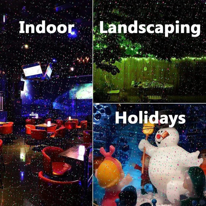 Color-Changing Outdoor Projector with Remote Control