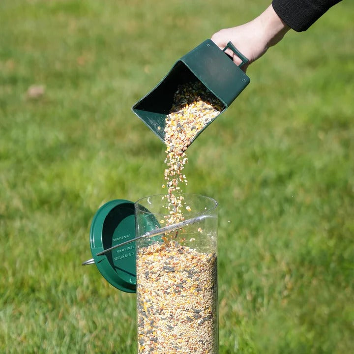 Bird feeder with squirrel guard