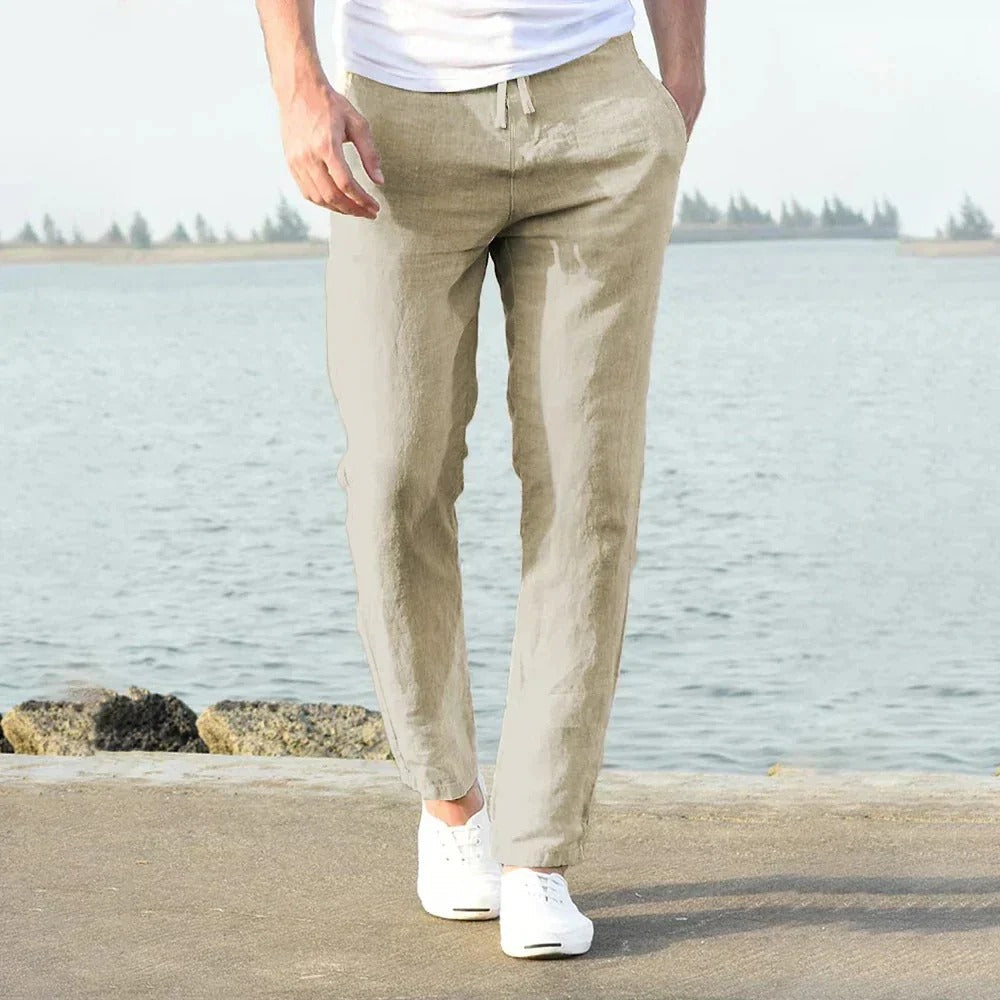 Airy Men's Linen Trousers for Spring and Summer