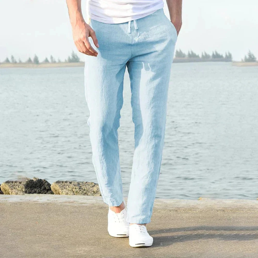 Airy Men's Linen Trousers for Spring and Summer