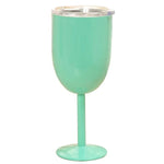 Insulated Stainless Steel Wine Tumbler with Lid
