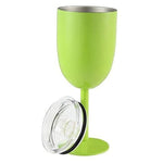 Insulated Stainless Steel Wine Tumbler with Lid