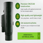 Handy Monocular with 10x Magnification and Tripod