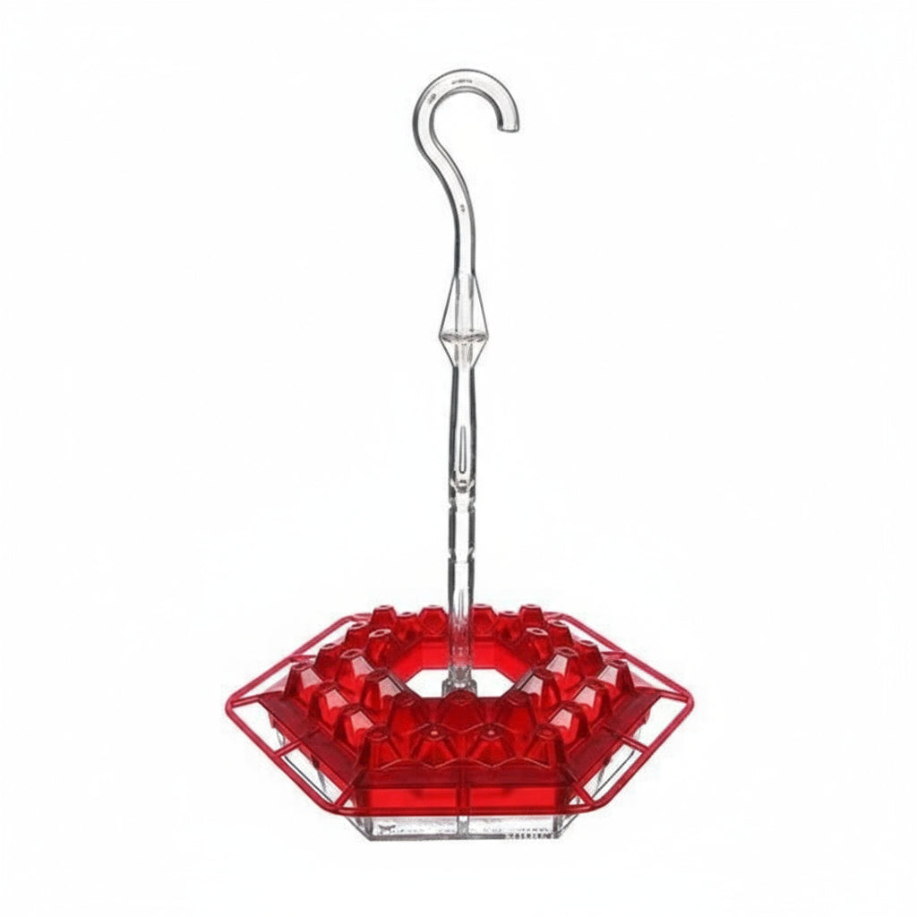 Hanging Hummingbird Nectar Feeder with Ant Moat