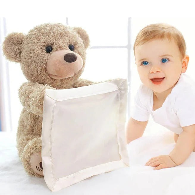 Interactive cuddly bear with music and movement