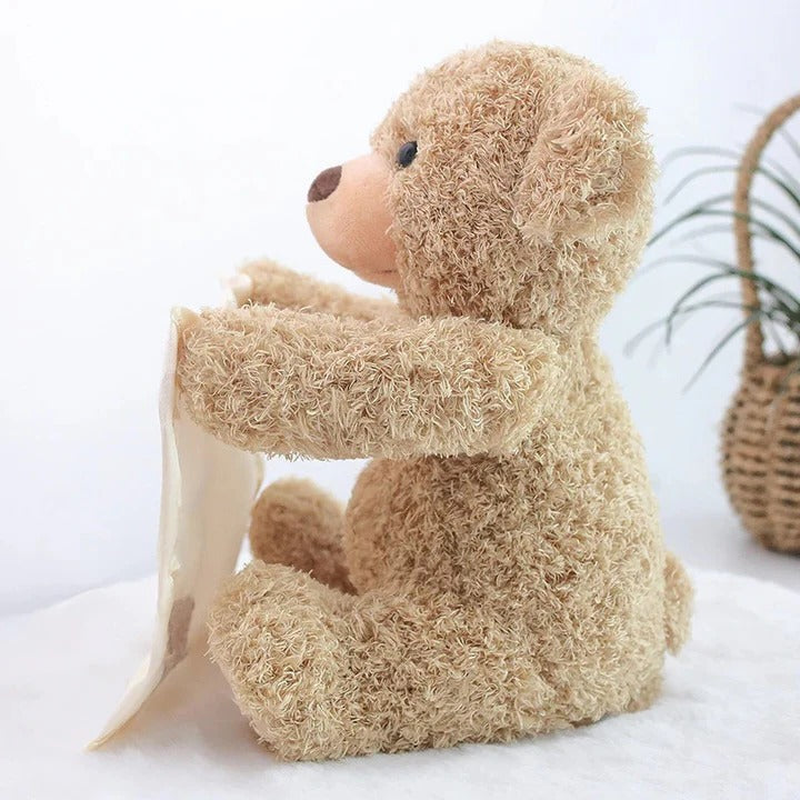Interactive cuddly bear with music and movement