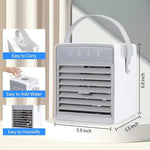 Compact Air Cooler with Adjustable Fan Modes