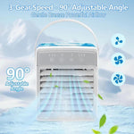 Mobile Air Cooler with Individually Adjustable Fan Speeds