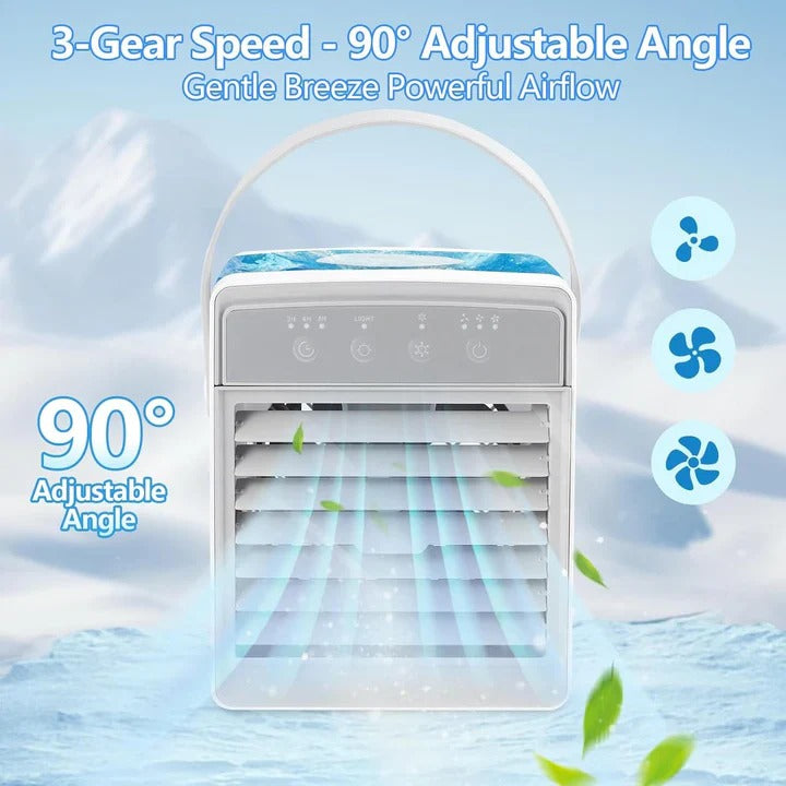 Compact Air Cooler with Adjustable Fan Modes