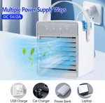 Mobile Air Cooler with Individually Adjustable Fan Speeds