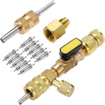 Valve Core Tool for HVAC, Dual Size Installation and Extraction Device