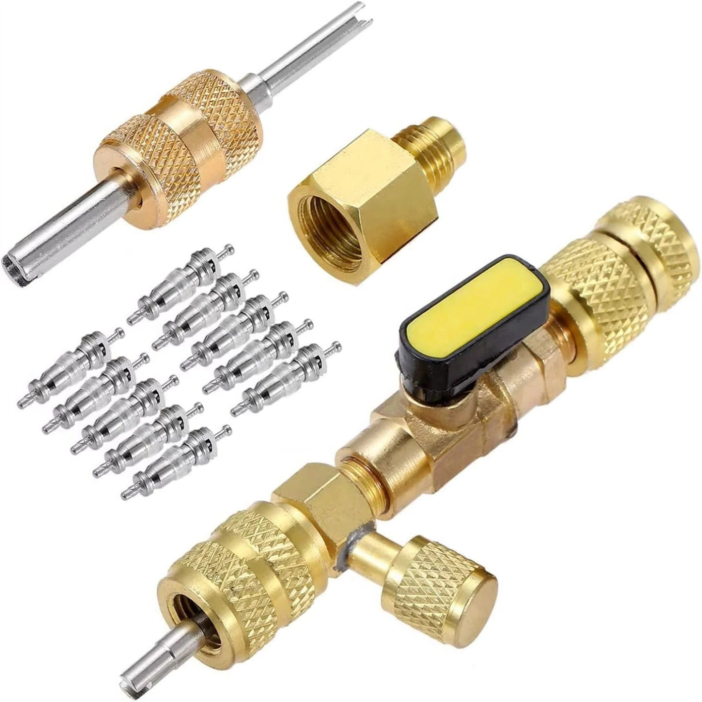 Valve Core Tool for HVAC, Dual Size Installation and Extraction Device