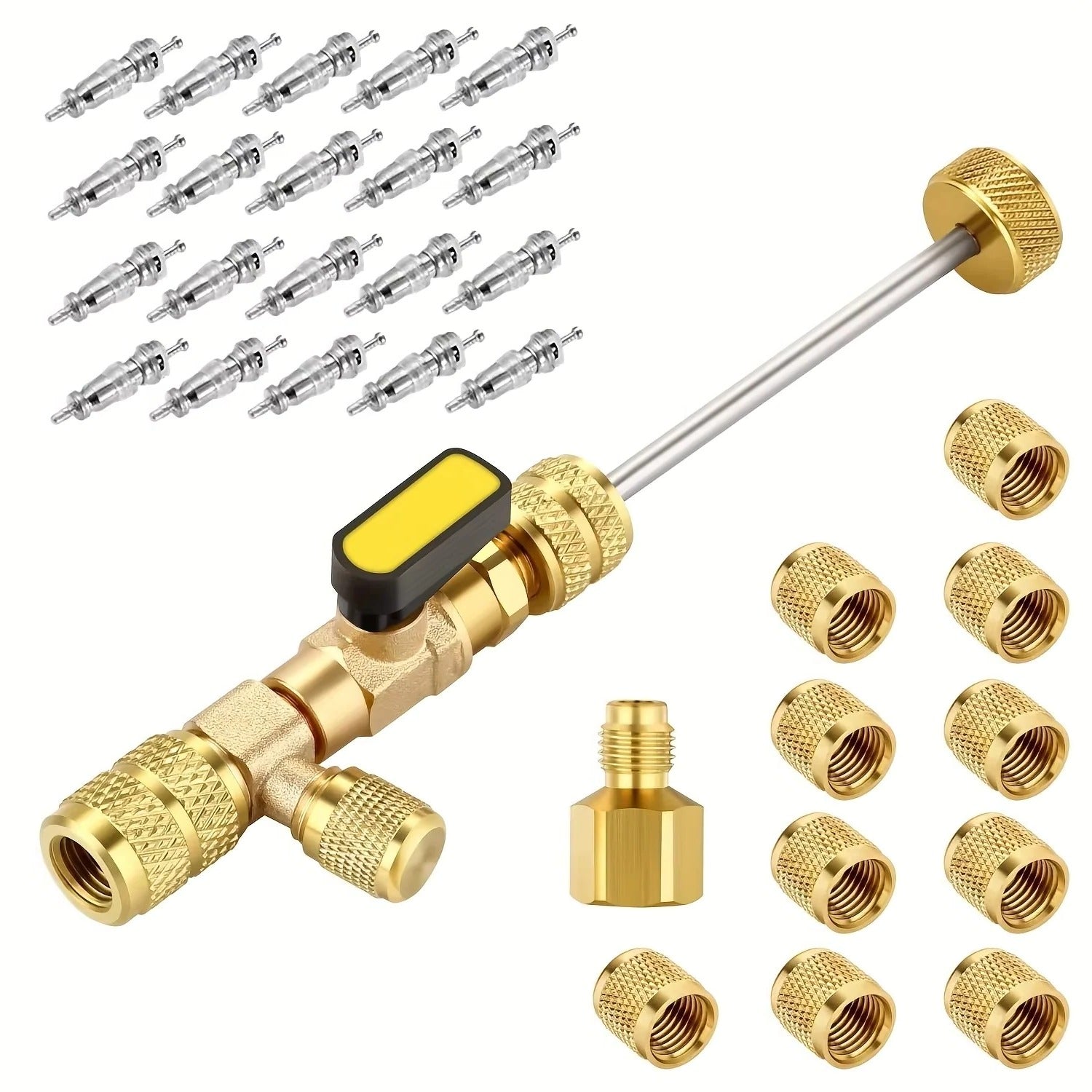Valve Core Tool for HVAC, Dual Size Installation and Extraction Device
