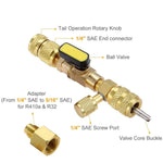Valve Core Tool for HVAC, Dual Size Installation and Extraction Device