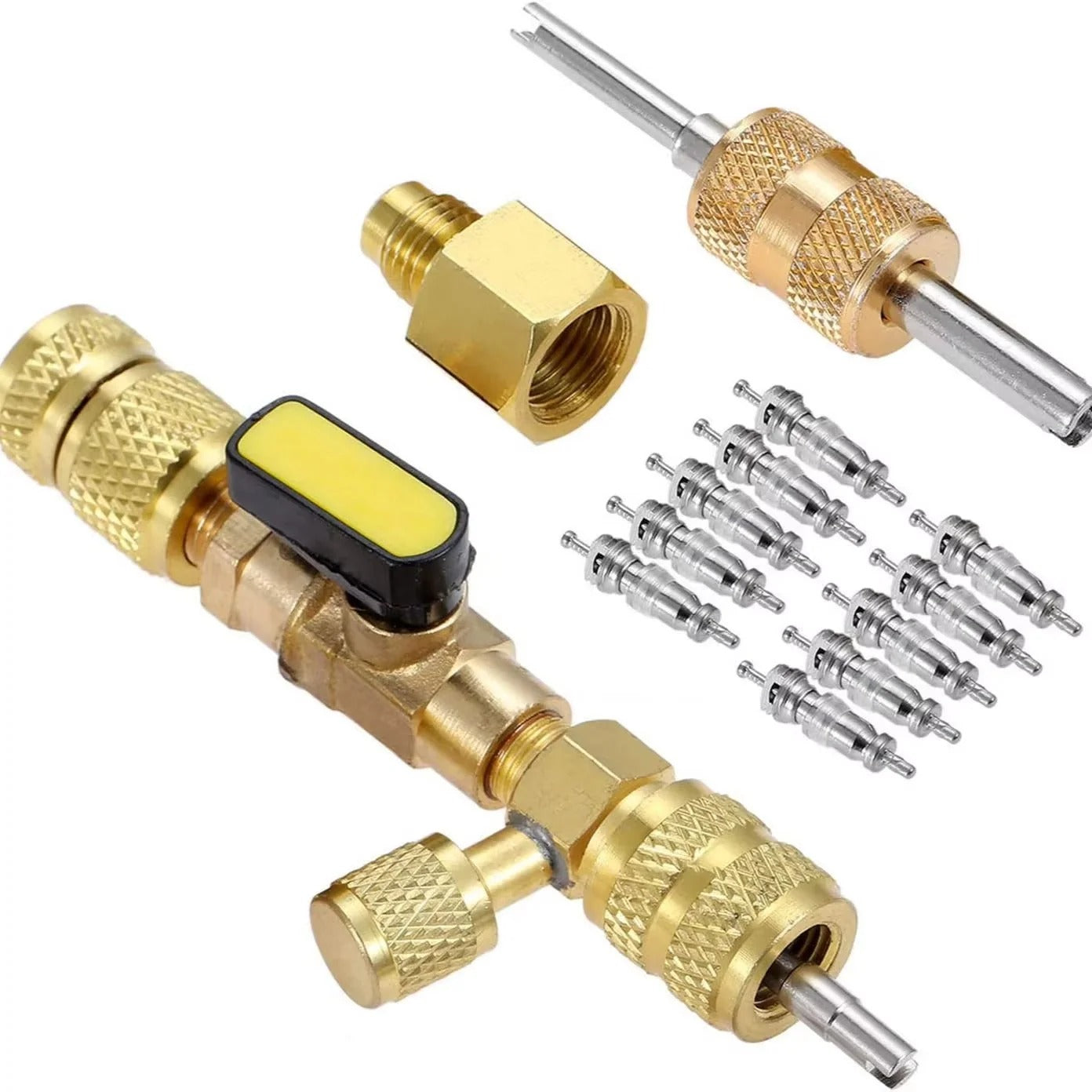 Valve Core Tool for HVAC, Dual Size Installation and Extraction Device