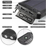 Tragbare Solar-Powerbank mit Dual-USB-Ausgängen