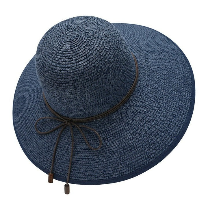 Women's Sun Hat with Wide Brim, Adjustable and Foldable