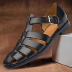 Men's Sandals with Adjustable Straps and Open Toe