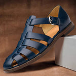 Men's Sandals with Adjustable Straps and Open Toe