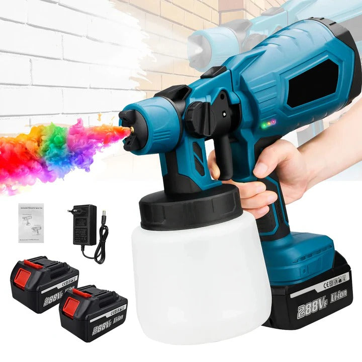 Cordless Handheld Paint Sprayer with Adjustable Spray Options